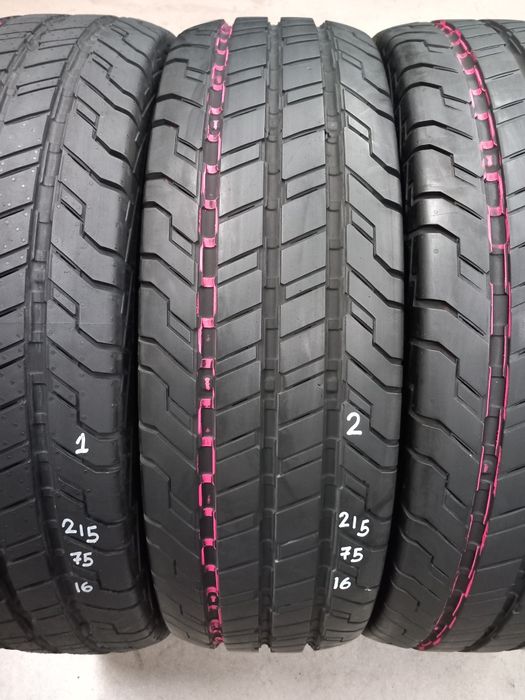 215/75/16 4бр.Continental ContiVanContact-Неразличими от НОВИ