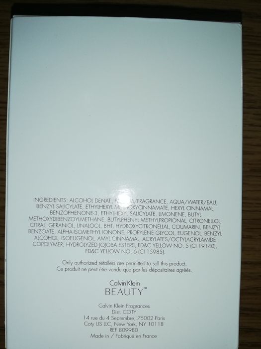 Parfum Calvin Klein Beauty 100 ml NOU