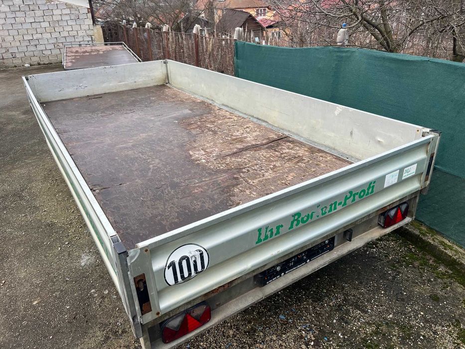 remorca platforma trailer HUMBAUR 4*1.95m an 2011