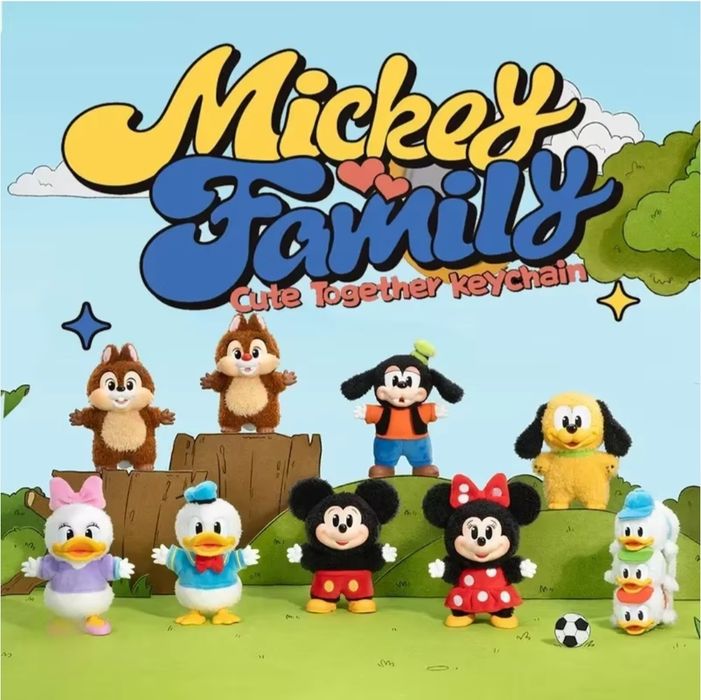 Pop Mart Мики Маус Колекция Мини Маус Ключодържател Mickey Mouse