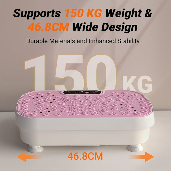 Мултифункционална Вибрираща платформа за отслабване  с LCD дисплей 3ре