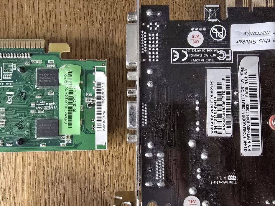 Разные видеокарта