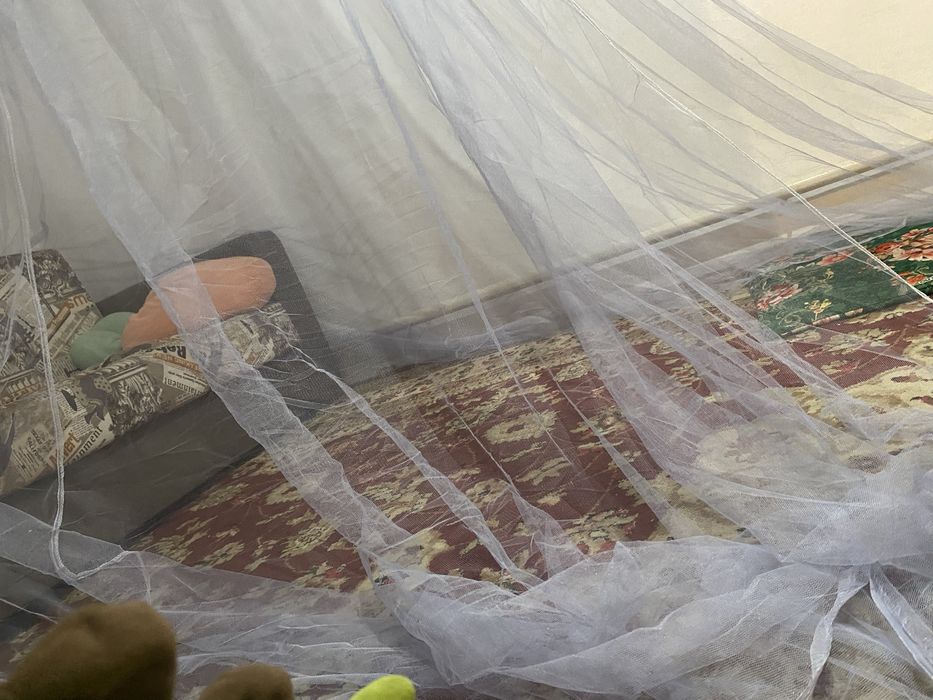 Тюль для кровати