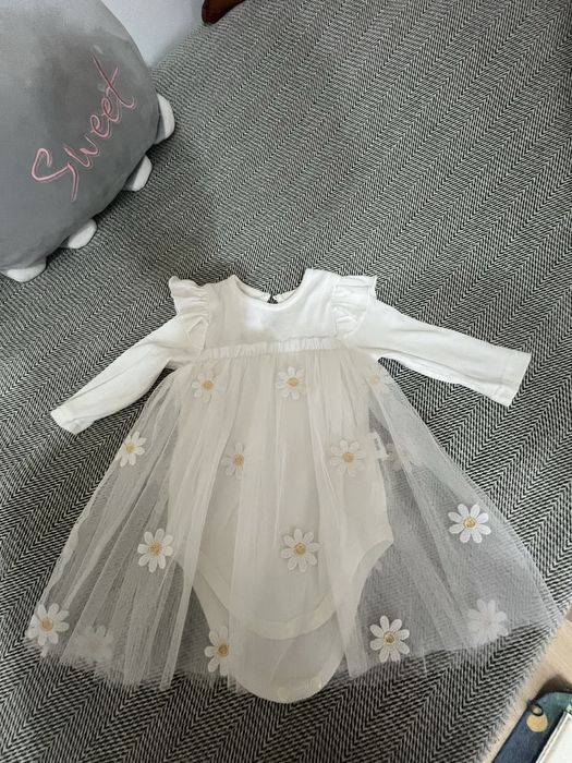 Детское платье-боди, 3-6 месяцев