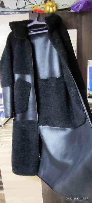 Дублёнка Тедди Длинная