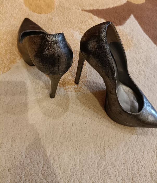 Pantofi eleganți din piele naturală, Estella Blue