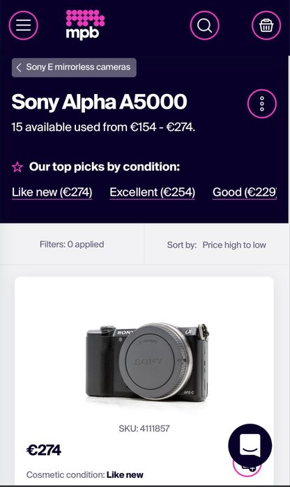 Sony a5000 и 3 обектива