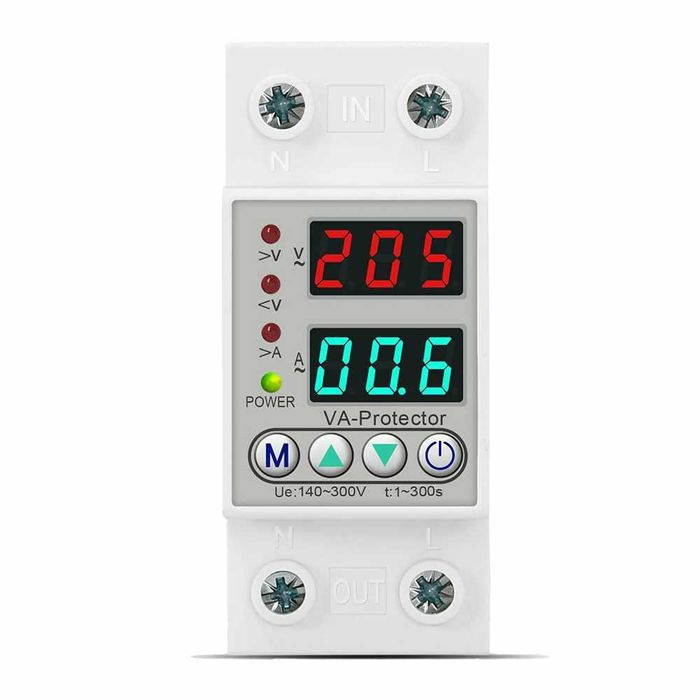 Releu de monitorizare si protectie la supratensiune monofazat tensiune