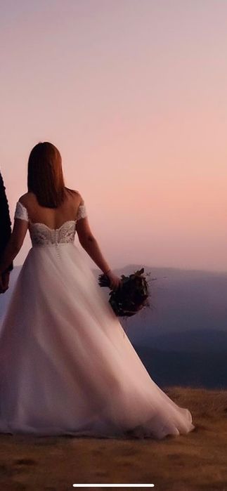 Rochie de mireasa Maya Fashion A-line Marimea 36