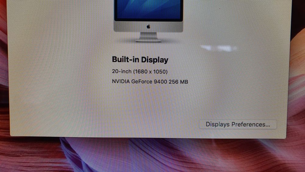 iMAC 20'' 8Gb ram
