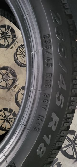 4 anvelope 235 45 18 pirelli winter sottozero 240 7mm