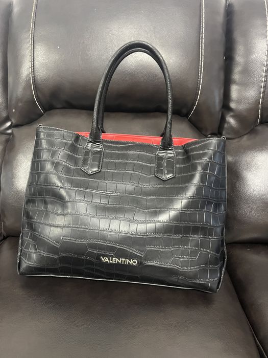 Geantă femei - culoare negru , Valentino , trimit si in țara prin fan
