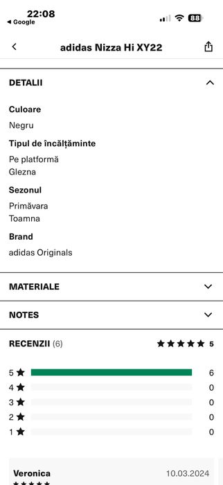 adidas Nizza Hi XY22 43 barbati