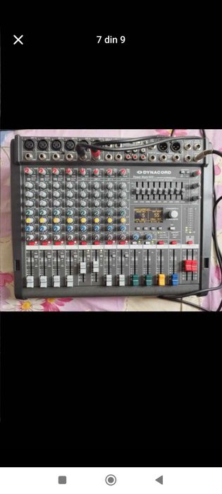 Se vinde Mixer DINACORD POWER MATE 600-3 activ