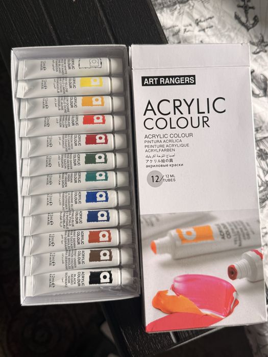 Краски акрлиловые для рисования