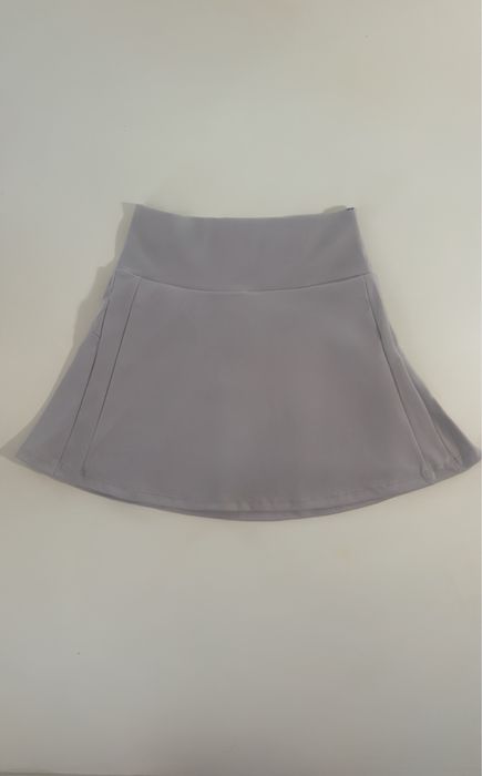 Fustă de tenis neagră, plisată, cu talie înaltă, Lululemon Varsity, mărimea S