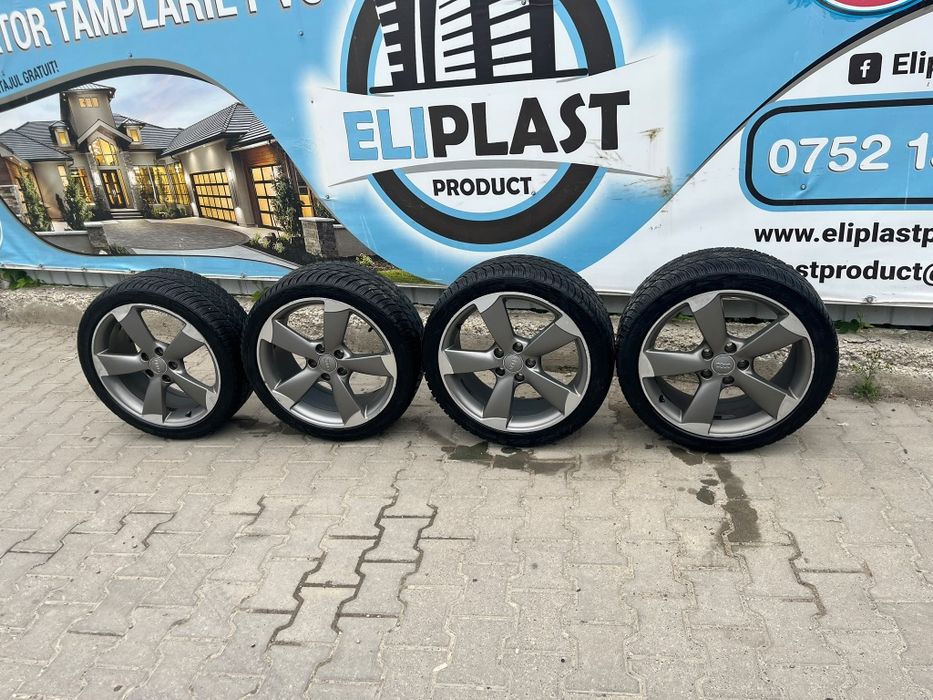 Vând jante originale Germania A3 R18 împreună cu anvelope all season în stare foarte bună de funcționare 225/40