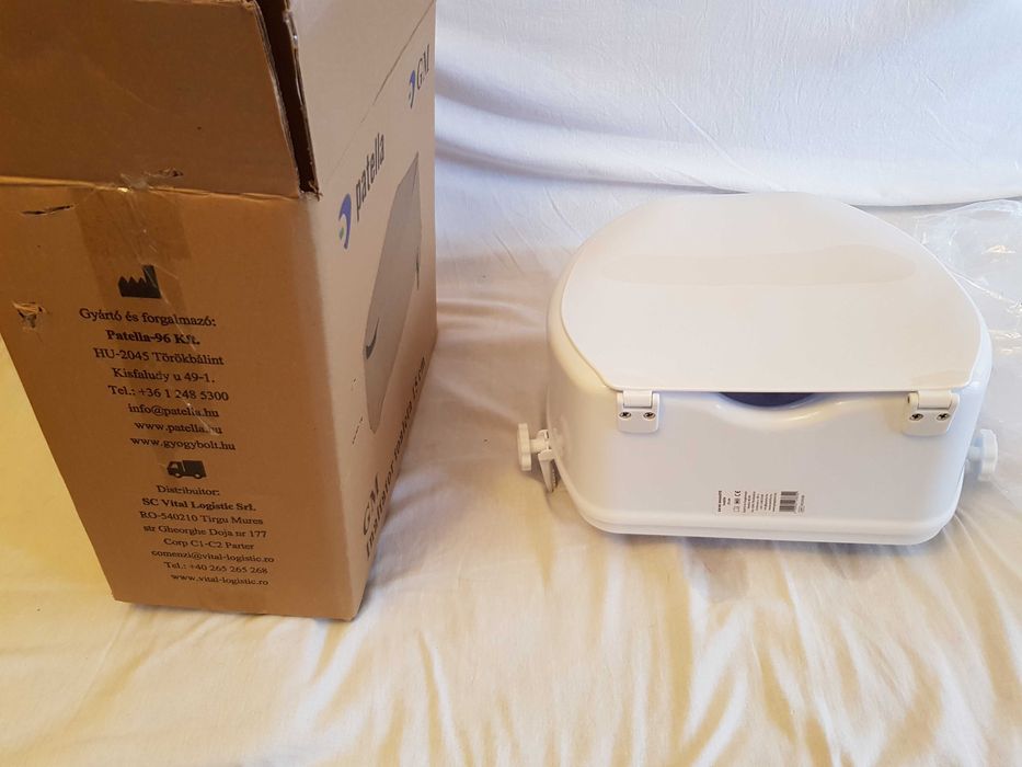 Inaltator toaleta cu capac inalt de 15 cm reglabil max 130 kg
