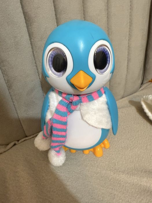 Интерактивен пингвин Silverlit син