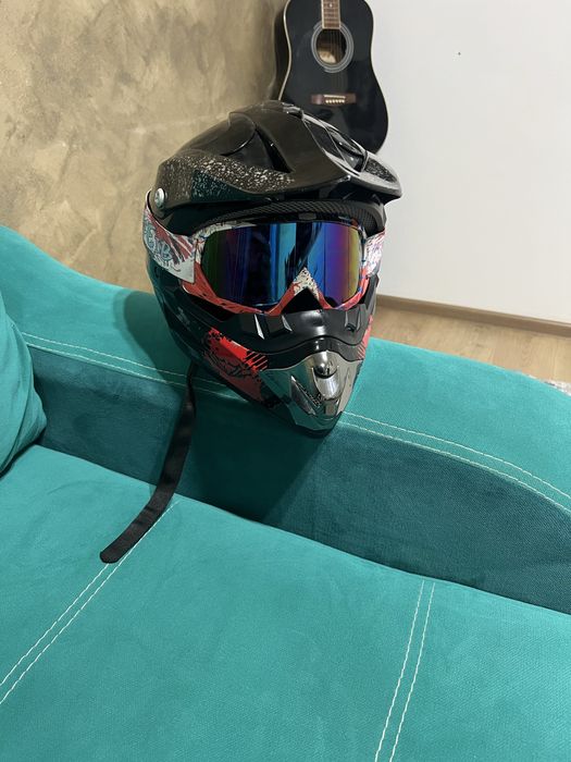 Vand casca MTB( full face )+ochelari