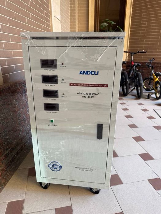 Andeli. 3fazali orginal 30kw. Stabilizator 110-250v