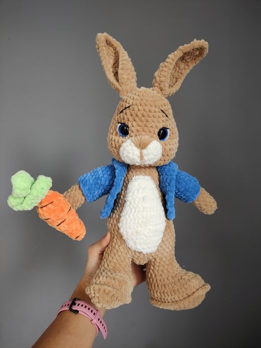 Зайчето Питър/Плетено зайче/Амигуруми