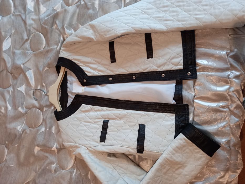 Шанелька кожаная курточка