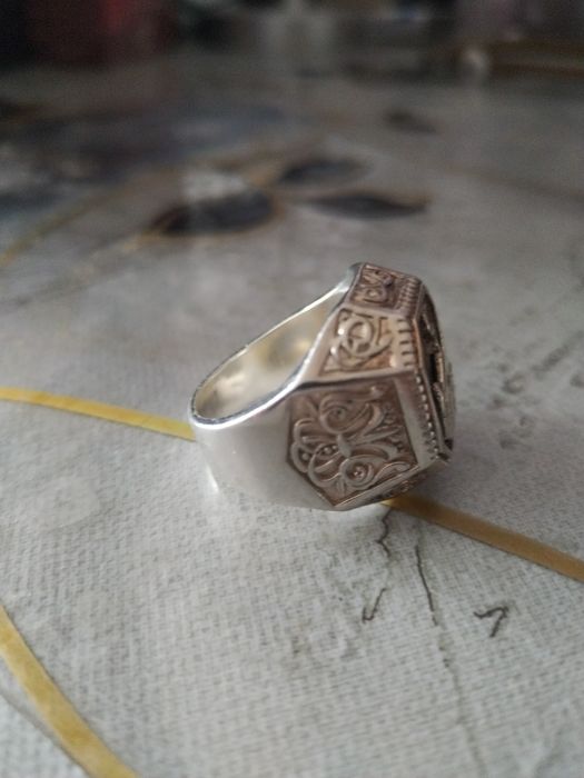 мужская печатка серебро