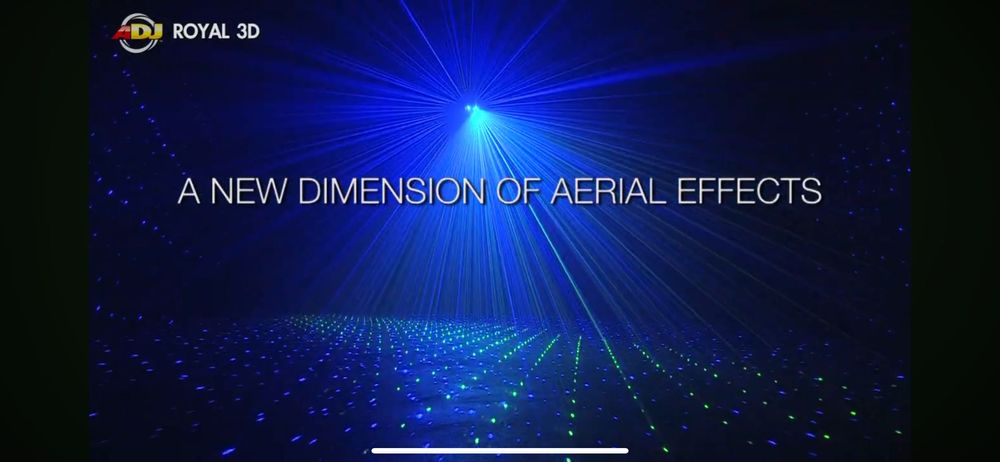 Оборудване за лазерно осветление  Adj Royal 3D