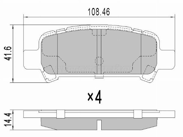 Колодки тормозные Subaru Forester