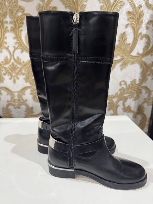 Детские Кожаные сапоги Zara, новые 34 размер