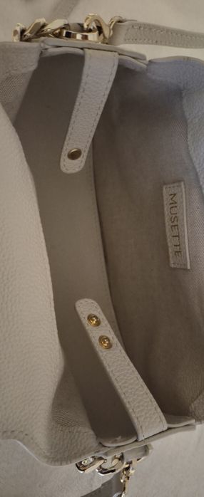 Geanta Musette piele naturala