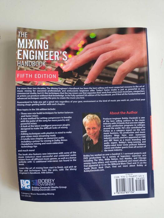Ghid sunetisti - The Mixing Engineer's Handbook 5th Ed, Bobby Owsinski