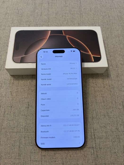 iphone 16 pro max 256gb desert titanium