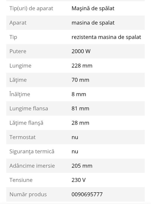 Vand rezistenta masina spalat