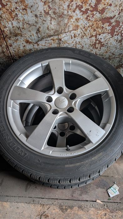 Джанти ATS 17 5×112 с зимни гуми Minerva