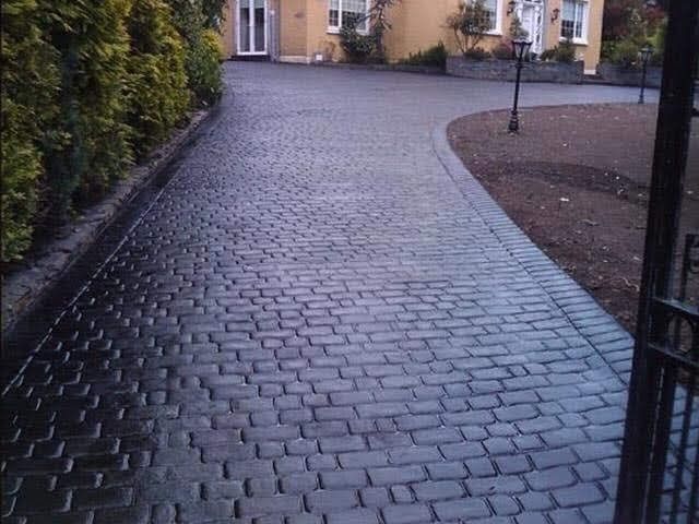 Beton amprentat, beton amprentat în vertical, beton elicopterizat