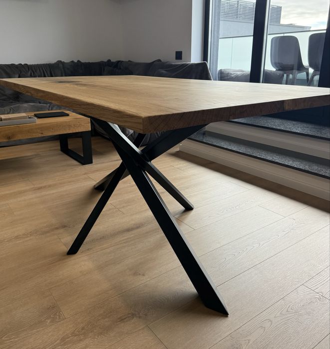 Masă dining blat brut stejar Urban Woods