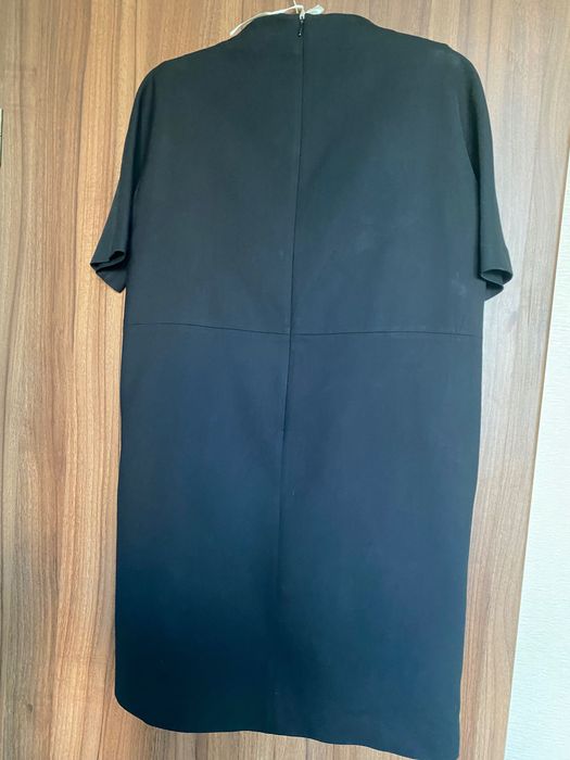 Massimo dutti черна рокля 38 размер