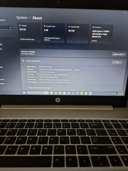 Laptop HP ProBook 455R G6