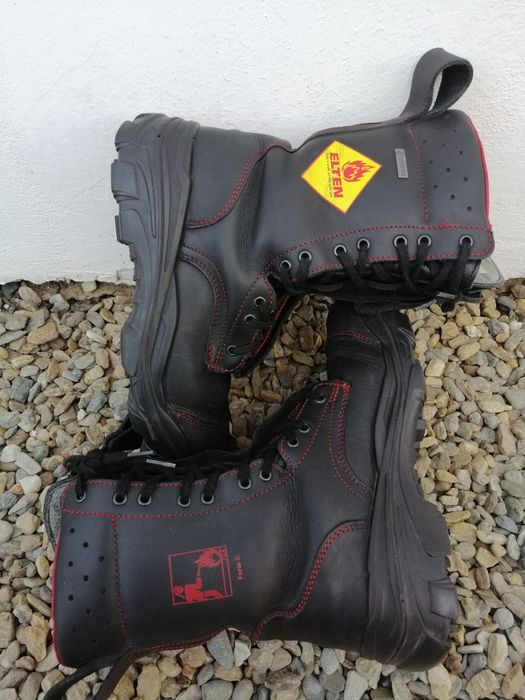ELTEN ghete intervenție POMPIERI bocanci piele GORETEX cizme bombeu metalic TOP | mărimea 41 | transport GRATUIT‼️FAN Courier