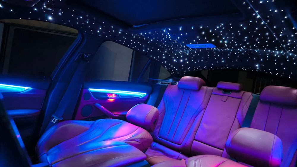 Retapițare plafon,Plafon înstelat de tip Rolls Royce