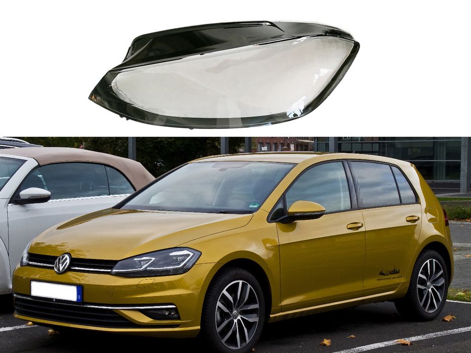 Стъкла за фарове на VW Golf 7 Facelift