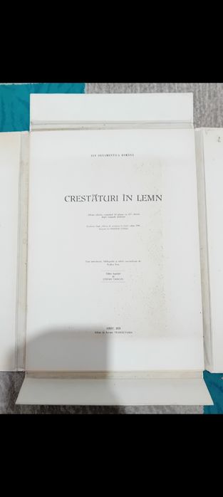 RAR   Dimitrie Comșa,  Crestături în lemn , Sibiu 1979   Album de artă populară românească