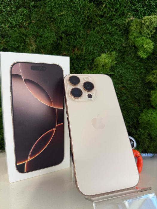 iPhone 16 Pro Desert Titanium 128GB 100% Baterie #8030