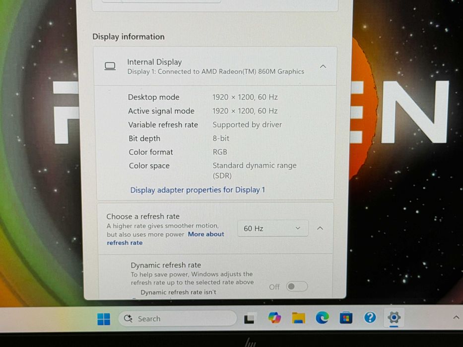1кг`HP OmniBook 7 AERO 13/Ryzen AI 7 350w/16GB LPDDR5X/512GB NVMe/WUXGA/Гаранция/Батерия 10ч