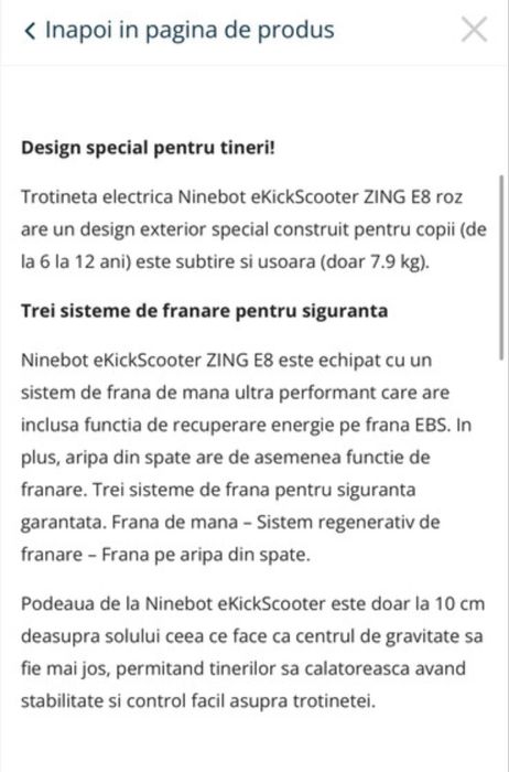 Trotinete albastru+roz