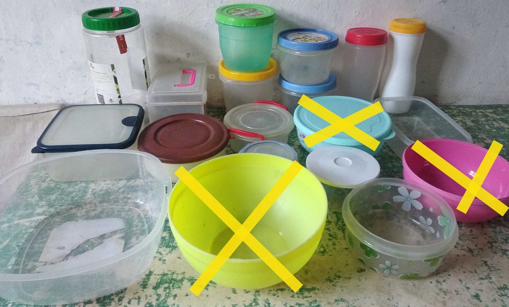 Контейнеры и банки для хранения продуктов, цена за одну штуку