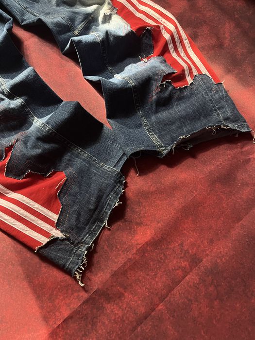 Custom dsquared2 & adidas jeans