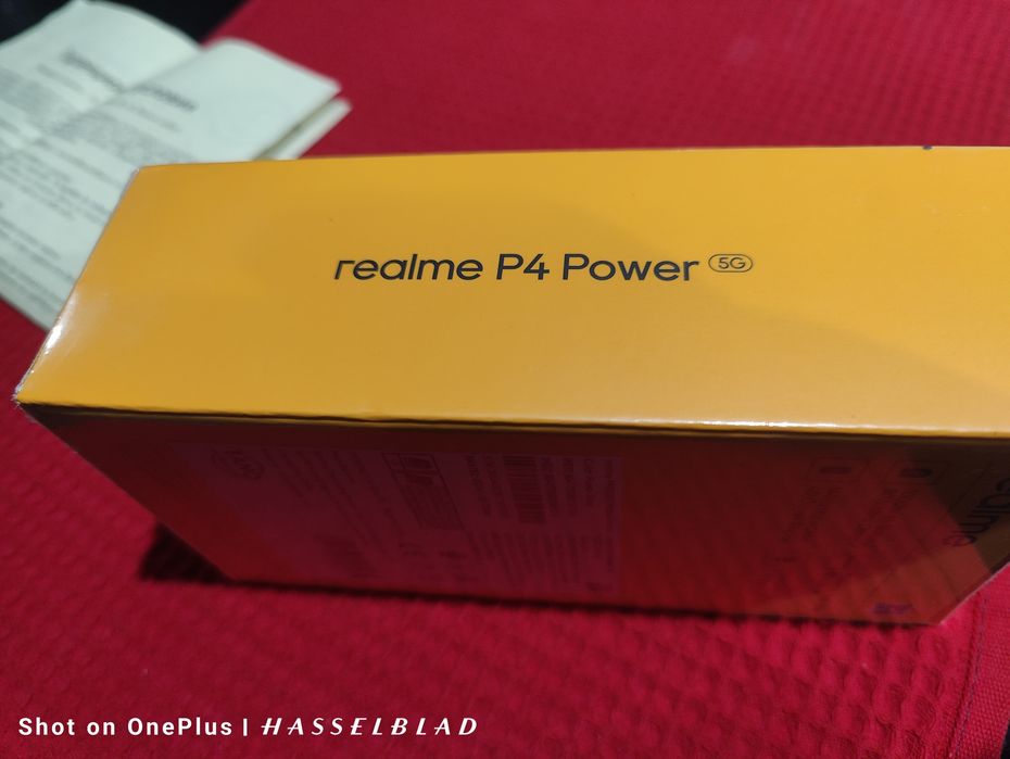 Realme P4 POWER 10001 милиамперчаса батерия 256GB.Rom Silver Запечатан глобален ром с бг меню